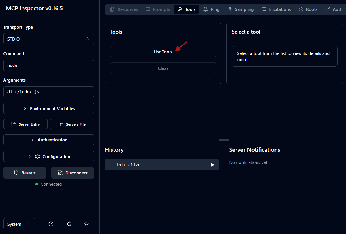 List Tools